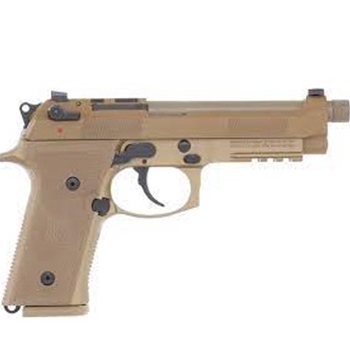 Beretta M9A4 FDE (JS92M9A4G), 9mm, 5", 3-10rd mags, (G67103)