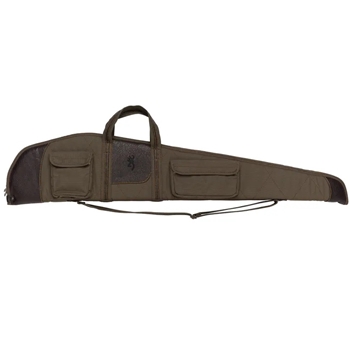 thumbnail image 2 of Browning Laredo Olive Soft Gun Case – For Rifle – Felt/Canvas/Leather – With Foam 2 of 2