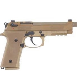 Beretta M9A4 FDE (JS92M9A4G), 9mm, 5", 3-10rd mags, (G67102)