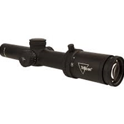 Trijicon 2900011 Credo Matte Black 1-4x24mm 30mm Tube LED Illuminated Red MRAD Ranging Reticle