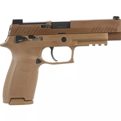 Sig Sauer  P320 M17 Full Size 9mm Luger 10+1, 4.70" Black Carbon Steel Barrel, Coyote (G76582)