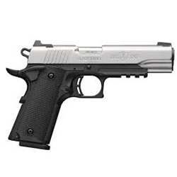 Browning 051120492 1911-380 Full Size Frame 380 ACP 8+1 4.25" Stainless/Black (G81925)