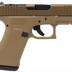 Glock 43X MOS Coyote PX435Z201FRMOSK 9mm, 3.41”, 10-rd, (G85012)