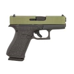 Glock G43X Slim Sub-Compact Bayou Green Cerakote #169926 9mm, 3.41”, 10-rd (G87097)