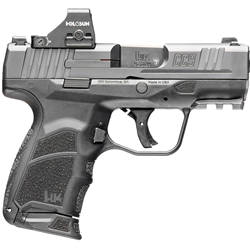 HK 81001132 CC9 w/Optic Micro Compact 9mm Luger 10+1 3.32" Black Polygonal Rifled Barrel, Black DLC Steel Serrated w/Optic Slide (G89177)