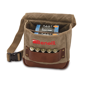 Benelli Lodge Series Large Shell Pouch Olive Canvas (BEN/94070)