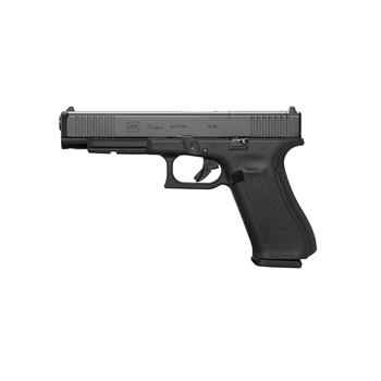Glock G34 Gen 5 Competition MOS PA343S103MOS 9mm, 5.3”, 17-rd, Accessory Rail (G83209)