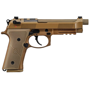 Beretta USA JS92QM9A4GM M9A4 Centurion 9mm Luger 18+1 4.80" Flat Dark Earth Cerakote Threaded Barrel, Optic Ready/Serrated Slide (G83601)