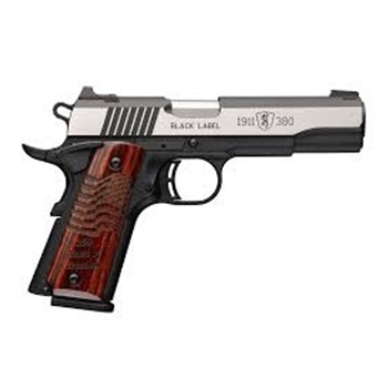 Browning 051122492 1911 Black Label Medallion Pro 250 Full Size 380 ACP 10+1 4.25" Matte Stainless Barrel (G88895)