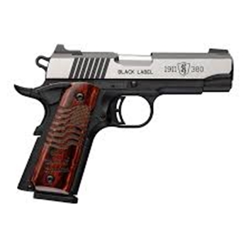 Browning 1911 380 Black Label Medallion Pro Compact 051123492 .380, 3.99” 8-rd (G89376)