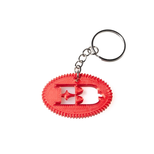 Briley Raptor Logo Keychain